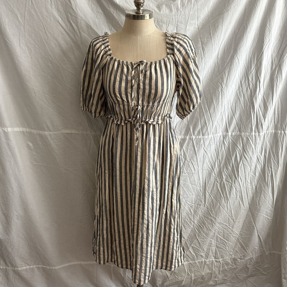 A New Day Blue and White Dress